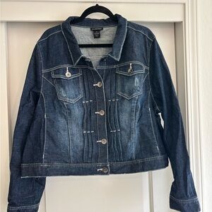 Lane Bryant Dark Blue Jean Jacket